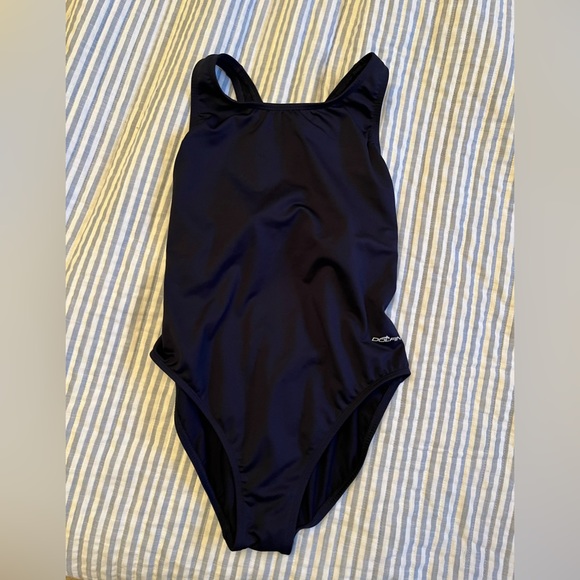 EUC Dolphin swimsuit navy blue size 40 - Picture 1 of 7